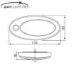 Picture of Oval Interior Lamp | Cool White | CA 7072